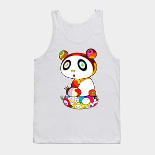 Murakami Panda X Happy Smiling Flower Ball Tank Top